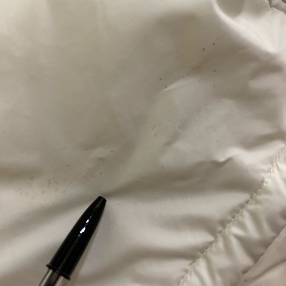 Baby Phat Size Large White Full Zip Puffer Jacket With Hood - Picture 7 of 11